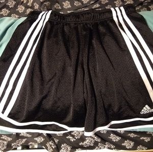 Black Adidas athletic/basketball shorts